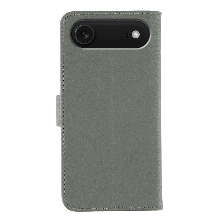 For iPhone Air Feather Pattern Litchi Texture Leather Phone Case