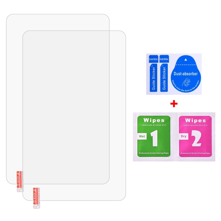 For Umidigi G1 Tab Mini 2pcs 9H 0.3mm Explosion-proof Tempered Glass Film