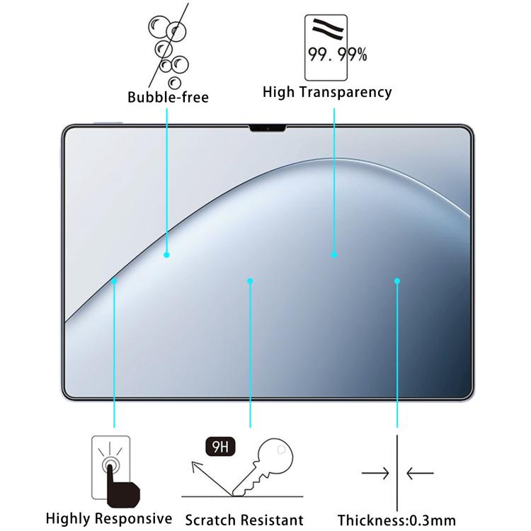 For Xiaomi Pad 7 Ultra 9H 0.3mm Explosion-proof Tempered Glass Film