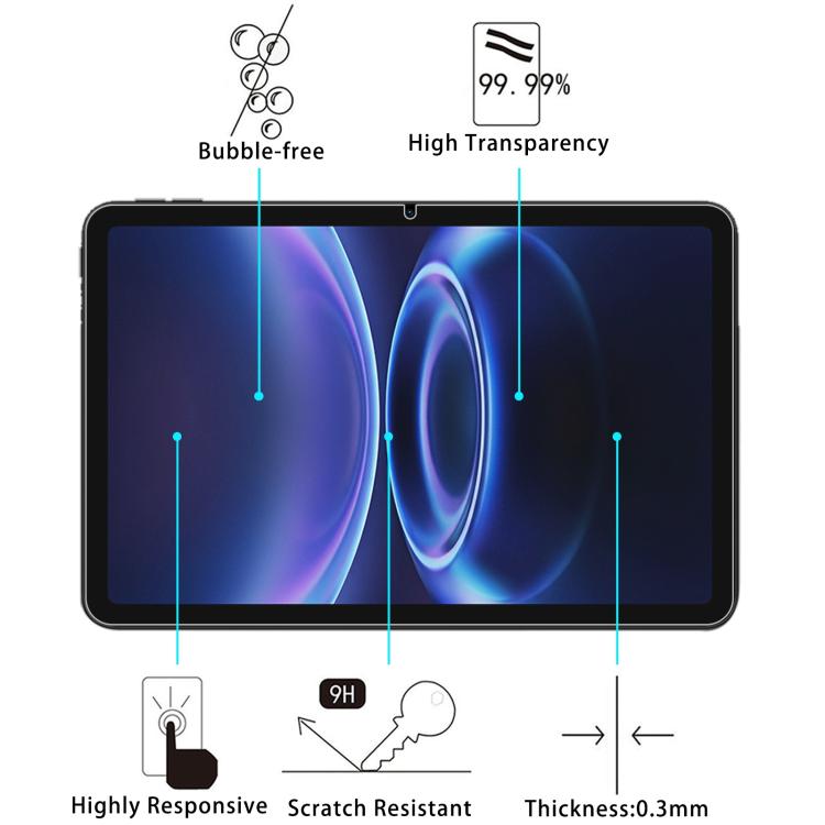For Redmi Pad 2 SE 9.7 inch 2026 9H 0.3mm Explosion-proof Tempered Glass Film
