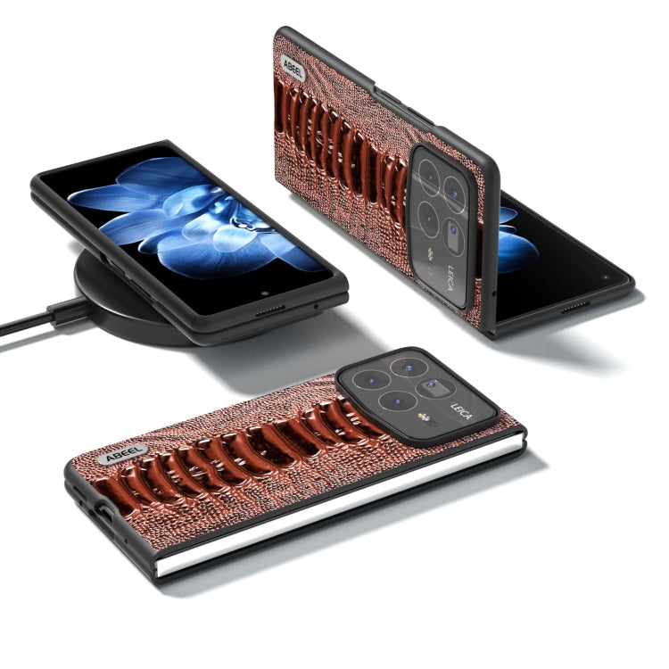 For Xiaomi Mix Fold 4 ABEEL Genuine Leather Weilai Series Phone Case
