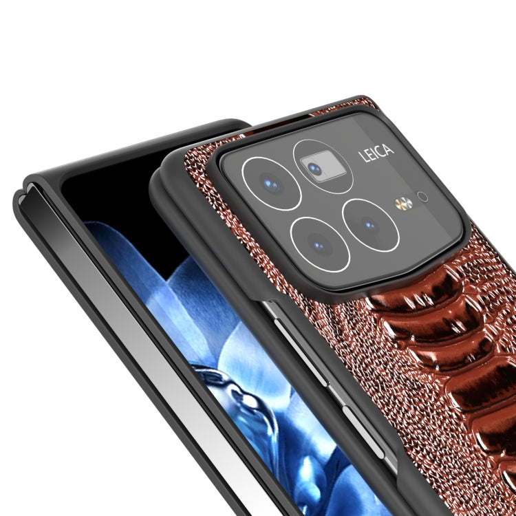 For Xiaomi Mix Fold 4 ABEEL Genuine Leather Weilai Series Phone Case