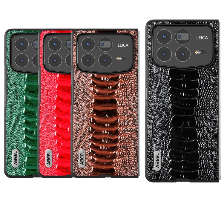 For Xiaomi Mix Fold 4 ABEEL Genuine Leather Weilai Series Phone Case