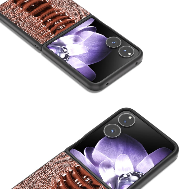 For Xiaomi Mix Flip ABEEL Genuine Leather Weilai Series Phone Case