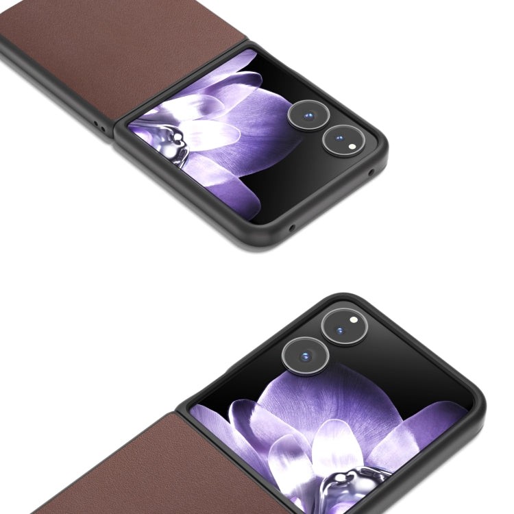 For Xiaomi Mix Flip ABEEL Genuine Leather Xiaoya Series Phone Case