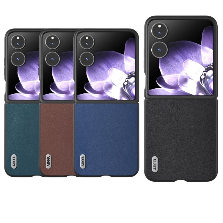 For Xiaomi Mix Flip ABEEL Genuine Leather Xiaoya Series Phone Case