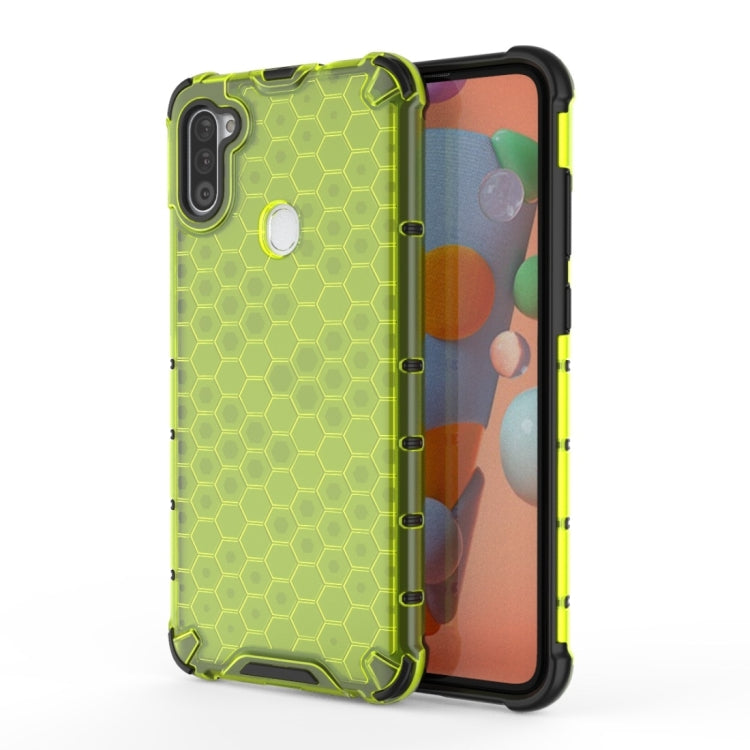 For Samsung Galaxy A11 (US Version) Shockproof Honeycomb PC + TPU Protective Case