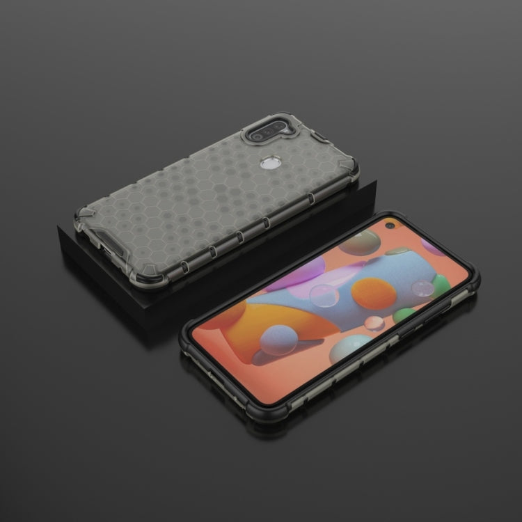 For Samsung Galaxy A11 (US Version) Shockproof Honeycomb PC + TPU Protective Case