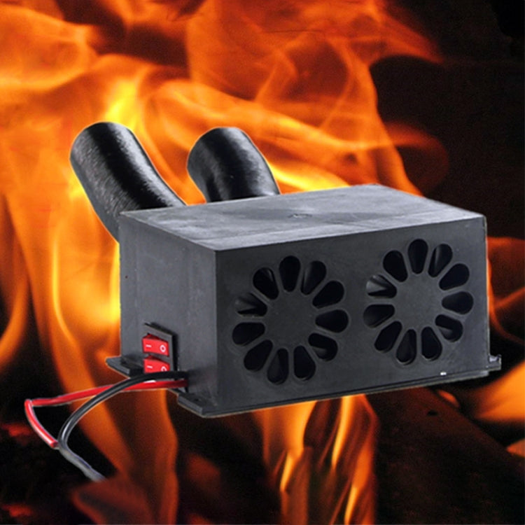 Engineering Vehicle Electric Heater Demister Defroster, Specification:DC 24V 2-hole