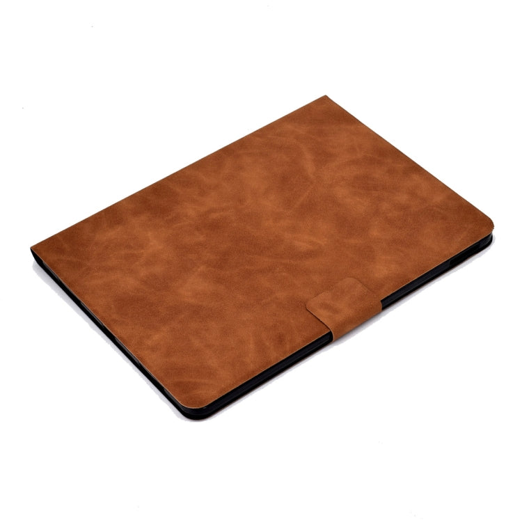 For iPad Pro 11 (2020) & (2018) Cowhide Texture Horizontal Flip Leather Tablet Case with Holder & Card Slots & Sleep / Wake-up Function