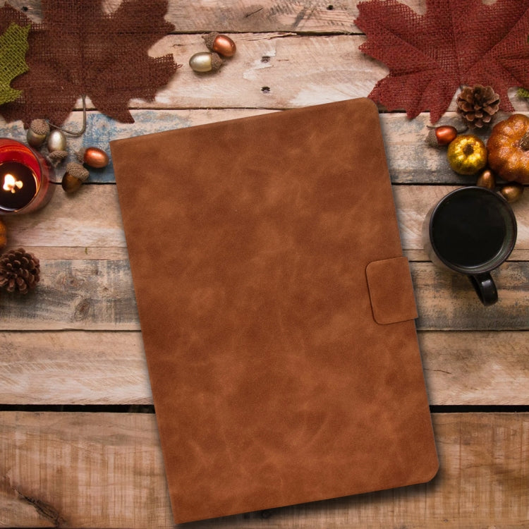 For iPad Pro 11 (2020) & (2018) Cowhide Texture Horizontal Flip Leather Tablet Case with Holder & Card Slots & Sleep / Wake-up Function