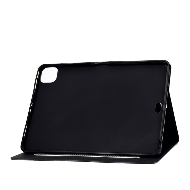 For iPad Pro 11 (2020) & (2018) Cowhide Texture Horizontal Flip Leather Tablet Case with Holder & Card Slots & Sleep / Wake-up Function