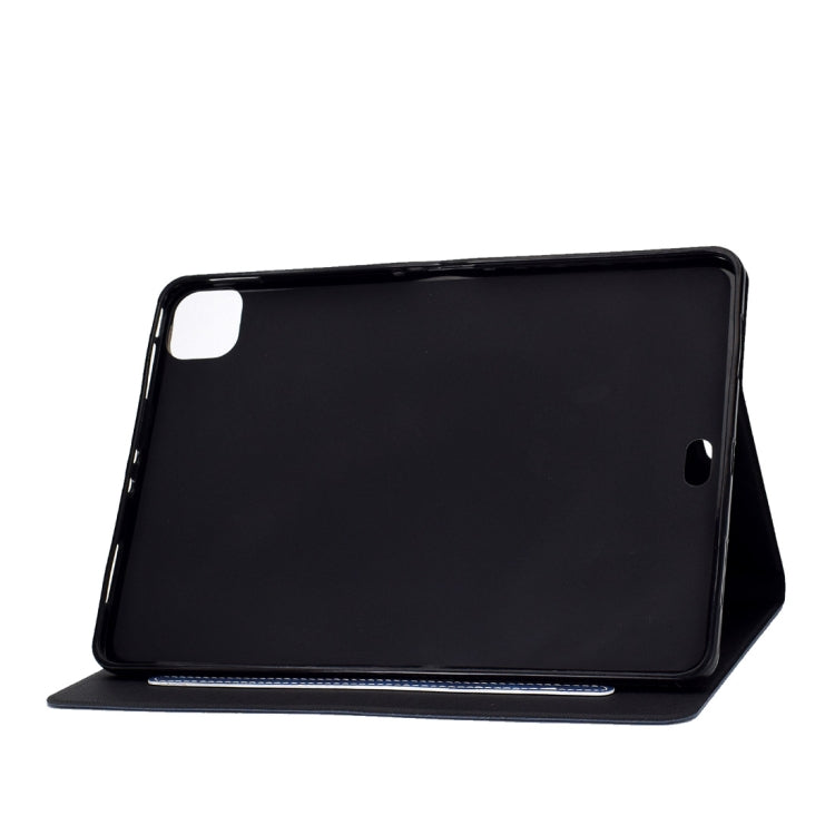 For iPad Pro 11 (2020) & (2018) Cowhide Texture Horizontal Flip Leather Tablet Case with Holder & Card Slots & Sleep / Wake-up Function