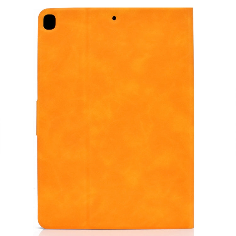 For iPad 10.2 / Air (2019) / Pro 10.5 Cowhide Texture Horizontal Flip Leather Case with Holder & Card Slots & Sleep / Wake-up Function