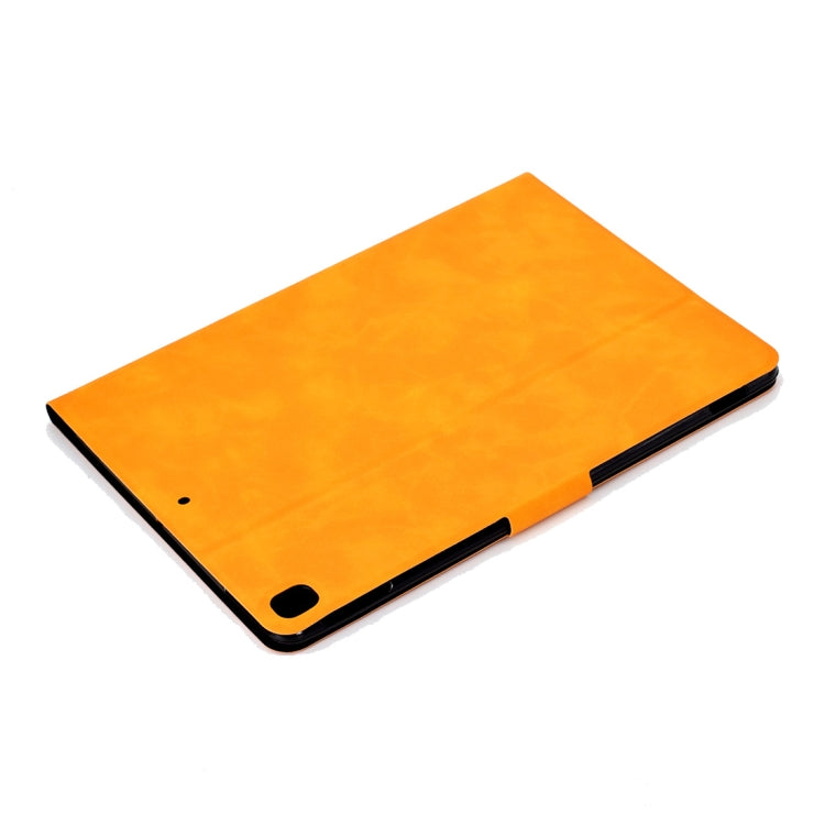 For iPad 10.2 / Air (2019) / Pro 10.5 Cowhide Texture Horizontal Flip Leather Case with Holder & Card Slots & Sleep / Wake-up Function