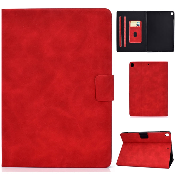 For iPad 10.2 / Air (2019) / Pro 10.5 Cowhide Texture Horizontal Flip Leather Case with Holder & Card Slots & Sleep / Wake-up Function