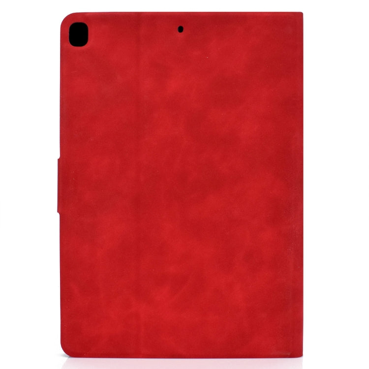 For iPad 10.2 / Air (2019) / Pro 10.5 Cowhide Texture Horizontal Flip Leather Case with Holder & Card Slots & Sleep / Wake-up Function