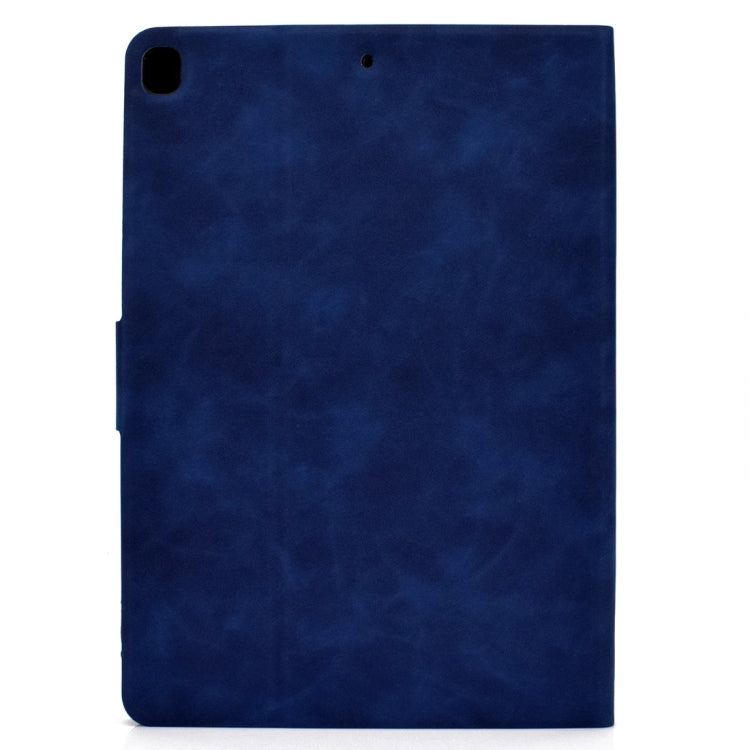 For iPad 10.2 / Air (2019) / Pro 10.5 Cowhide Texture Horizontal Flip Leather Case with Holder & Card Slots & Sleep / Wake-up Function