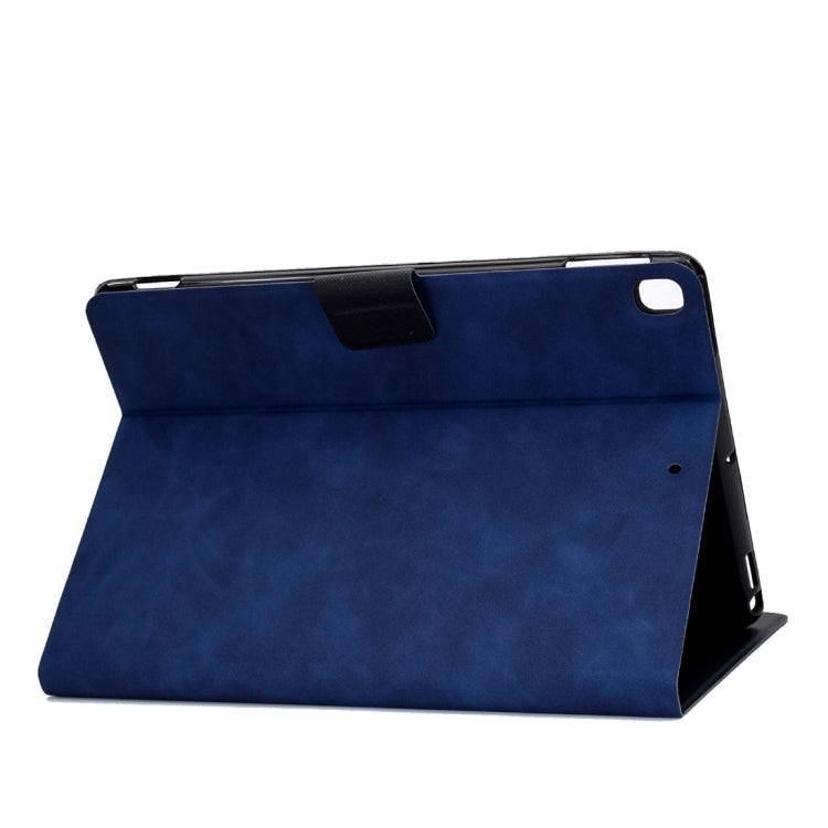 For iPad 10.2 / Air (2019) / Pro 10.5 Cowhide Texture Horizontal Flip Leather Case with Holder & Card Slots & Sleep / Wake-up Function