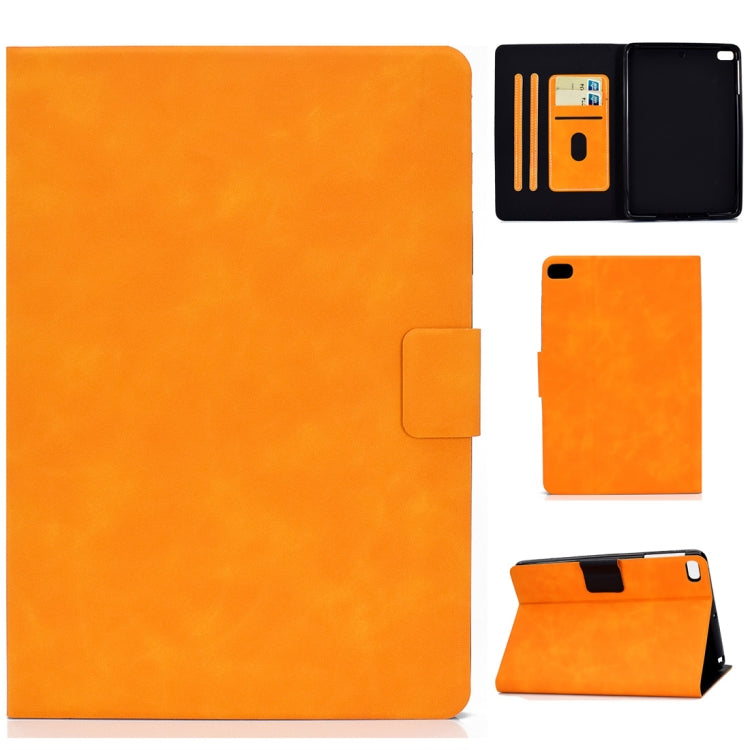 For iPad mini 5 / 4 / 3 / 2 / 1 Cowhide Texture Horizontal Flip Leather Case with Holder & Card Slots & Sleep / Wake-up Function