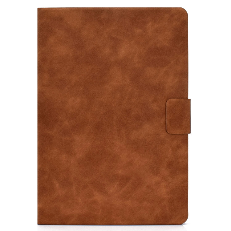 For iPad mini 5 / 4 / 3 / 2 / 1 Cowhide Texture Horizontal Flip Leather Case with Holder & Card Slots & Sleep / Wake-up Function