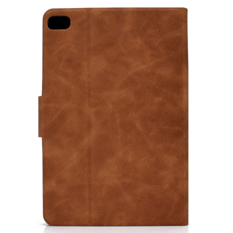 For iPad mini 5 / 4 / 3 / 2 / 1 Cowhide Texture Horizontal Flip Leather Case with Holder & Card Slots & Sleep / Wake-up Function