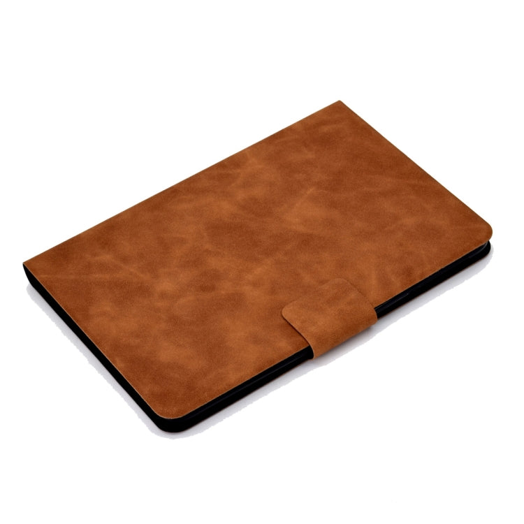 For iPad mini 5 / 4 / 3 / 2 / 1 Cowhide Texture Horizontal Flip Leather Case with Holder & Card Slots & Sleep / Wake-up Function