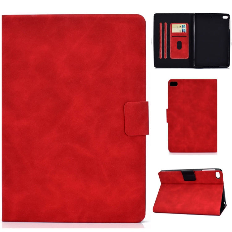 For iPad mini 5 / 4 / 3 / 2 / 1 Cowhide Texture Horizontal Flip Leather Case with Holder & Card Slots & Sleep / Wake-up Function