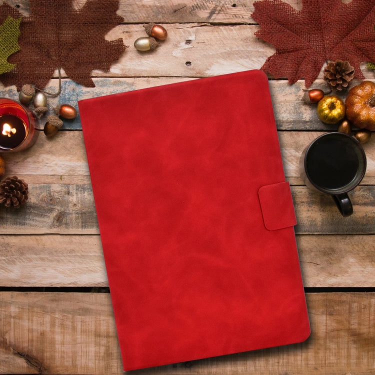 For iPad mini 5 / 4 / 3 / 2 / 1 Cowhide Texture Horizontal Flip Leather Case with Holder & Card Slots & Sleep / Wake-up Function
