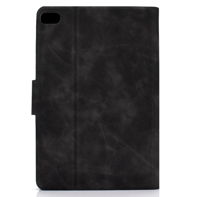 For iPad mini 5 / 4 / 3 / 2 / 1 Cowhide Texture Horizontal Flip Leather Case with Holder & Card Slots & Sleep / Wake-up Function