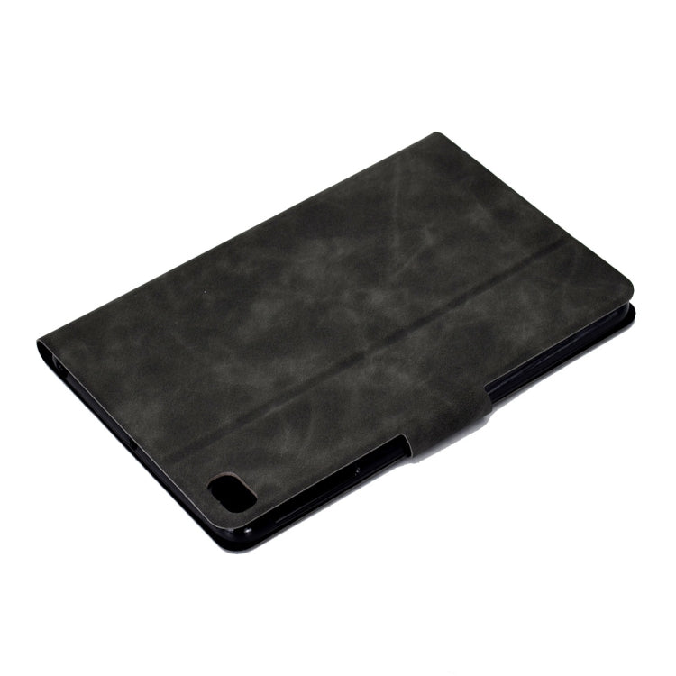 For iPad mini 5 / 4 / 3 / 2 / 1 Cowhide Texture Horizontal Flip Leather Case with Holder & Card Slots & Sleep / Wake-up Function