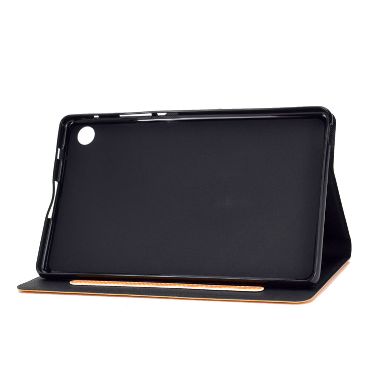 For Huawei MatePad T8 Cowhide Texture Horizontal Flip Leather Case with Holder & Card Slots & Sleep / Wake-up Function