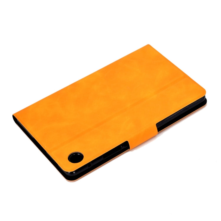 For Huawei MatePad T8 Cowhide Texture Horizontal Flip Leather Case with Holder & Card Slots & Sleep / Wake-up Function