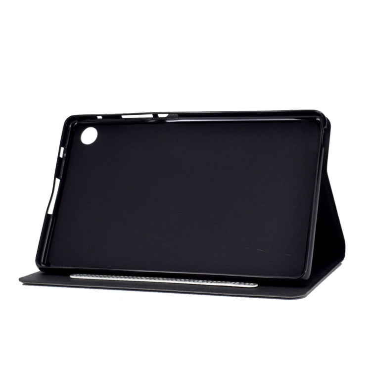 For Huawei MatePad T8 Cowhide Texture Horizontal Flip Leather Case with Holder & Card Slots & Sleep / Wake-up Function