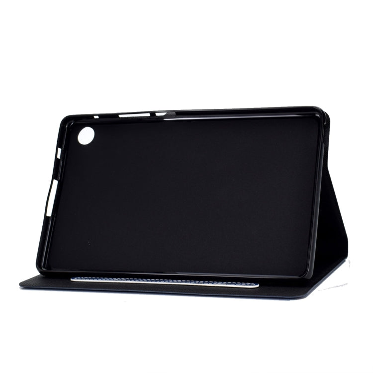 For Huawei MatePad T8 Cowhide Texture Horizontal Flip Leather Case with Holder & Card Slots & Sleep / Wake-up Function
