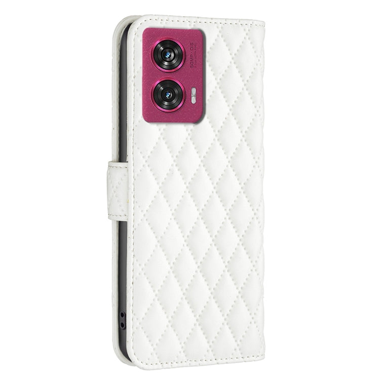 For Motorola Edge 50 Fusion Diamond Lattice Wallet Flip Leather Phone Case