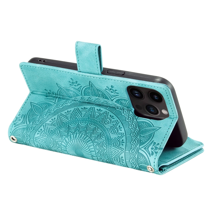 For Xiaomi Redmi 13 4G Multi-Card Totem Zipper Leather Phone Case