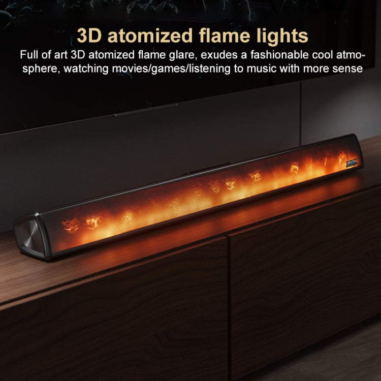 WK D57 Vision Ambient Sound Wall Bluetooth Speaker(Black)