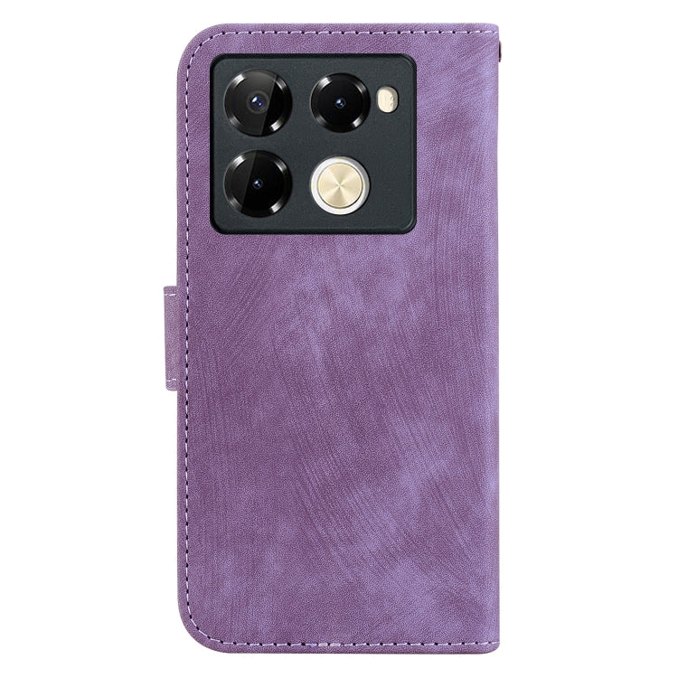 For Infinix Note 40 Pro+ Little Tiger Embossed Leather Phone Case