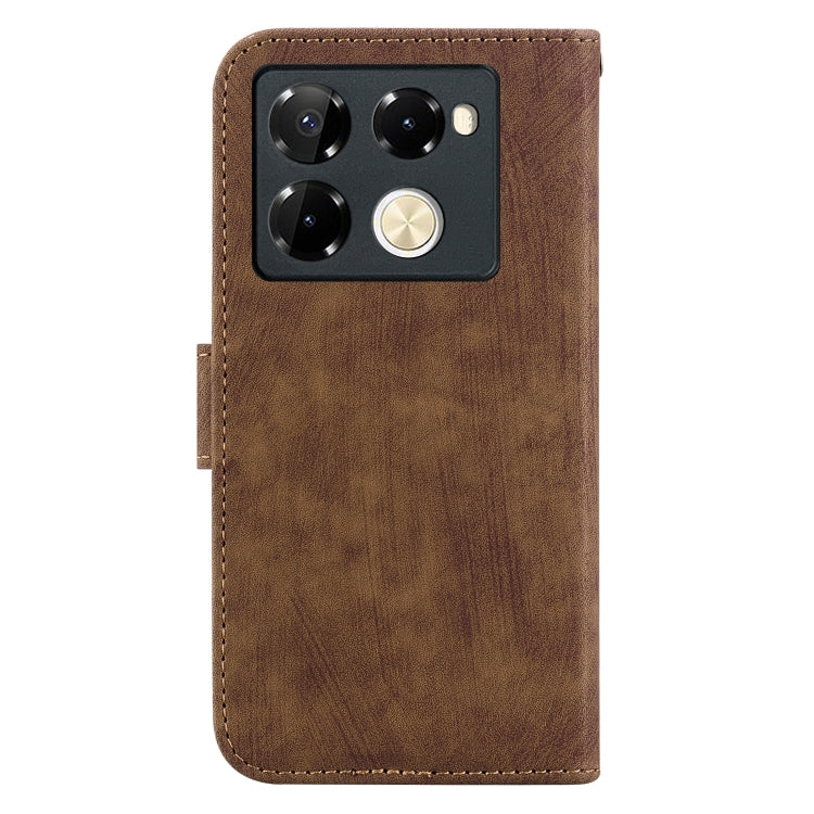 For Infinix Note 40 Pro+ Little Tiger Embossed Leather Phone Case