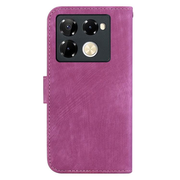For Infinix Note 40 Pro+ Little Tiger Embossed Leather Phone Case
