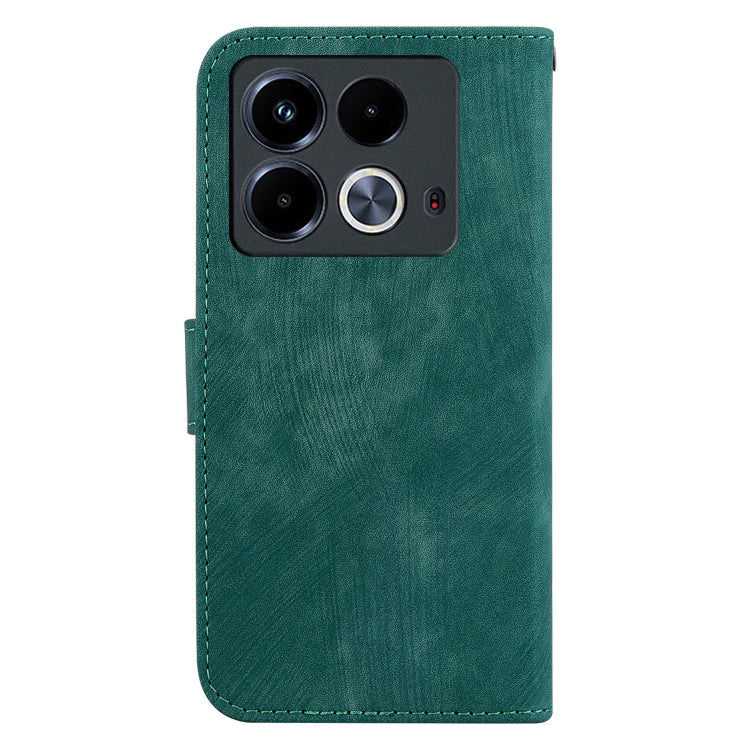 For Infinix Note 40 4G Little Tiger Embossed Leather Phone Case