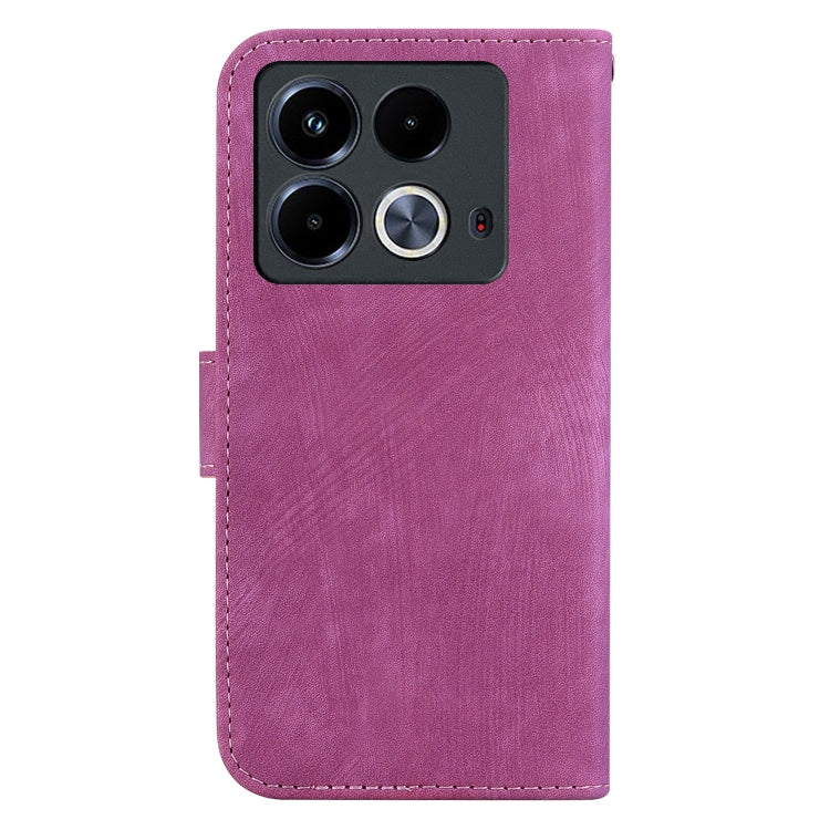 For Infinix Note 40 4G Little Tiger Embossed Leather Phone Case