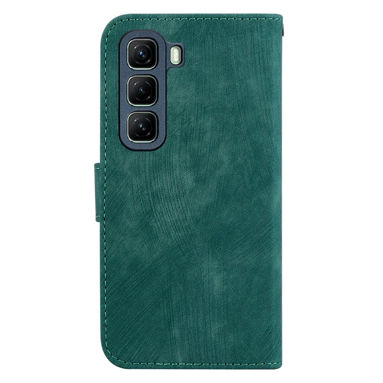 For Infinix Hot 50 4G Little Tiger Embossed Leather Phone Case