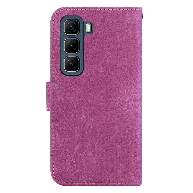 For Infinix Hot 50 5G Little Tiger Embossed Leather Phone Case