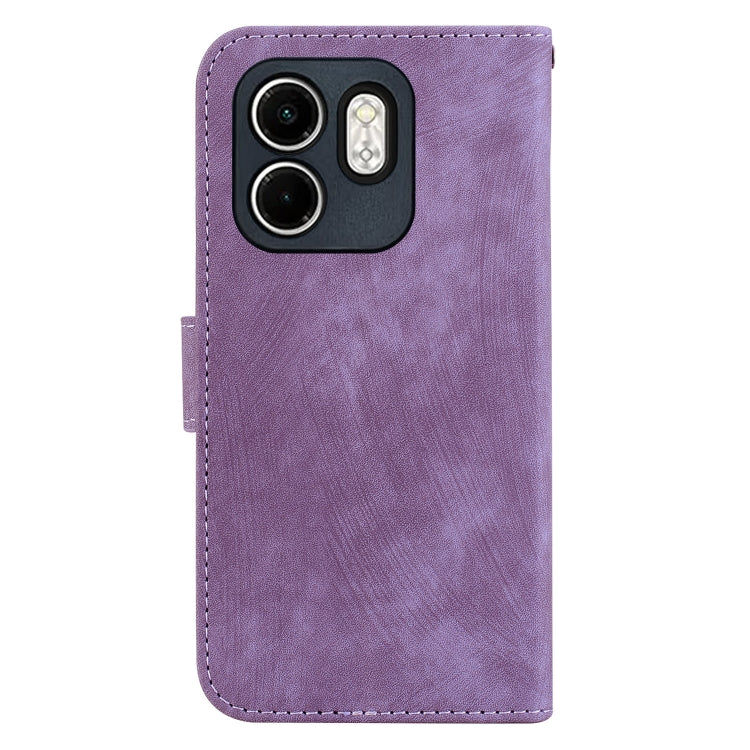 For Infinix Hot 50i / Smart 9 Little Tiger Embossed Leather Phone Case