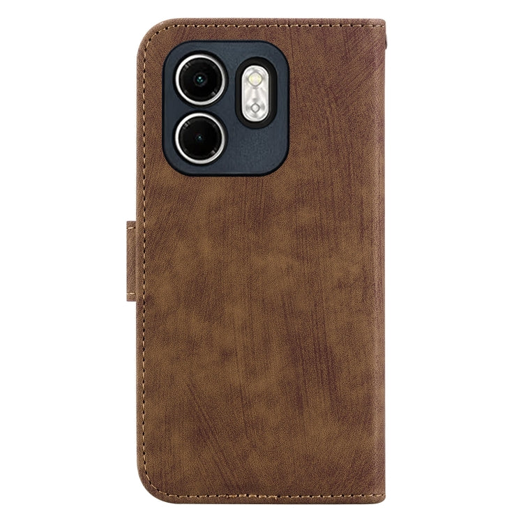 For Infinix Hot 50i / Smart 9 Little Tiger Embossed Leather Phone Case