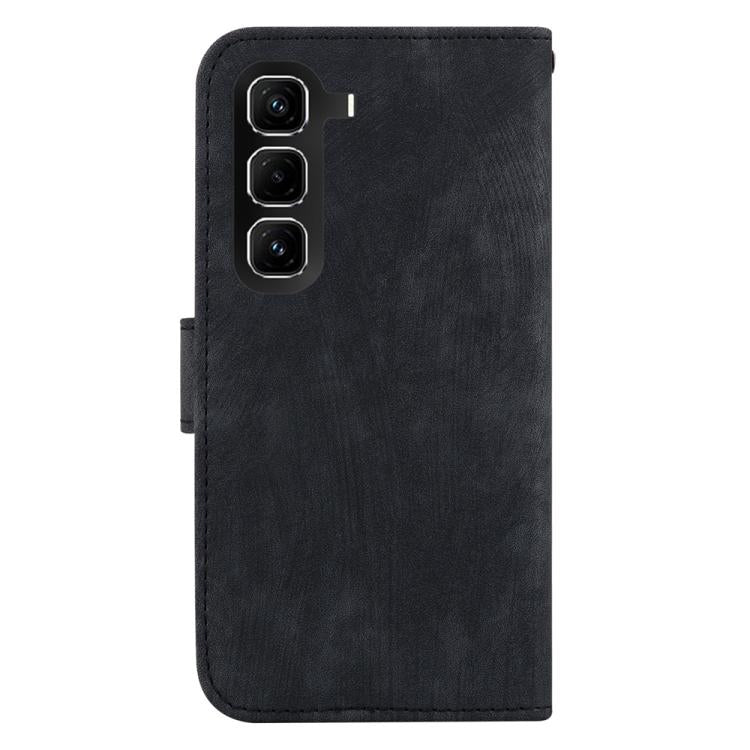 For Infinix Hot 50 Pro 4G Little Tiger Embossed Leather Phone Case