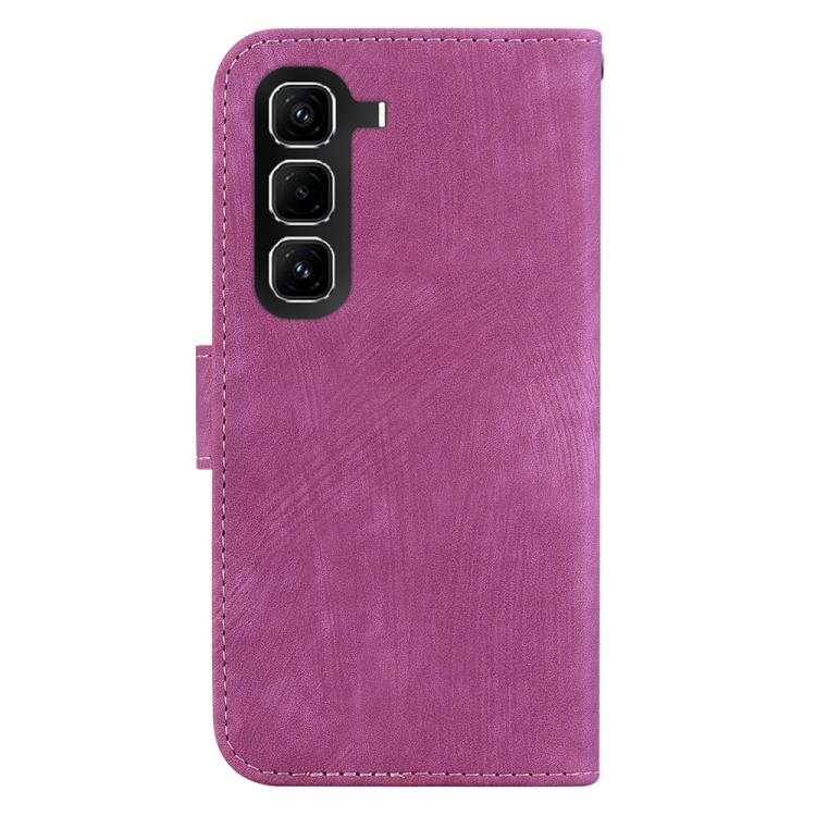 For Infinix Hot 50 Pro+ 4G Little Tiger Embossed Leather Phone Case