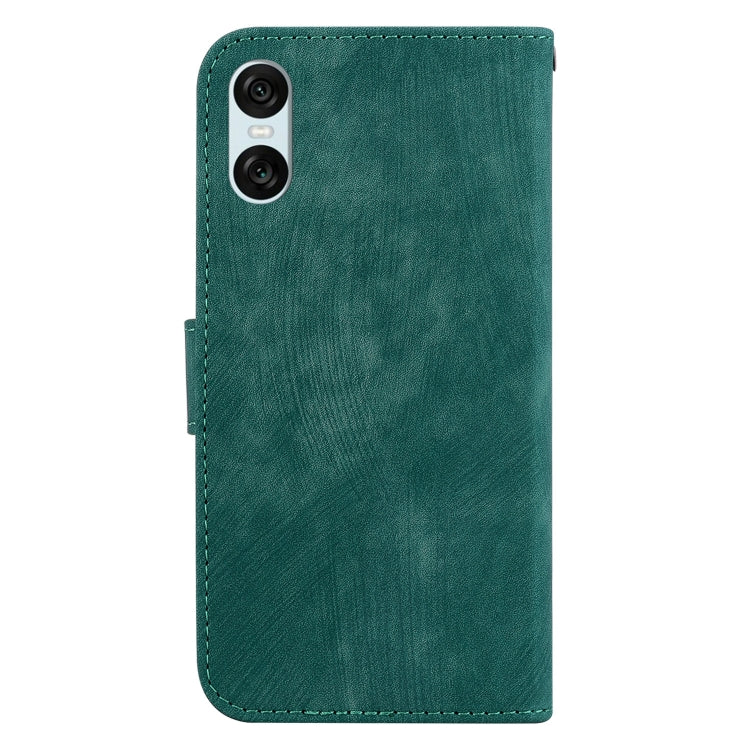 For Sony Xperia 10 VI Little Tiger Embossed Leather Phone Case